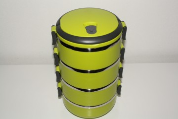 Groene bento box 4 lagen