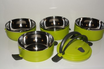 Groene bento box 4 lagen