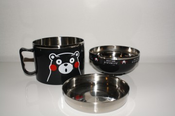 Zwarte soep bento box mok